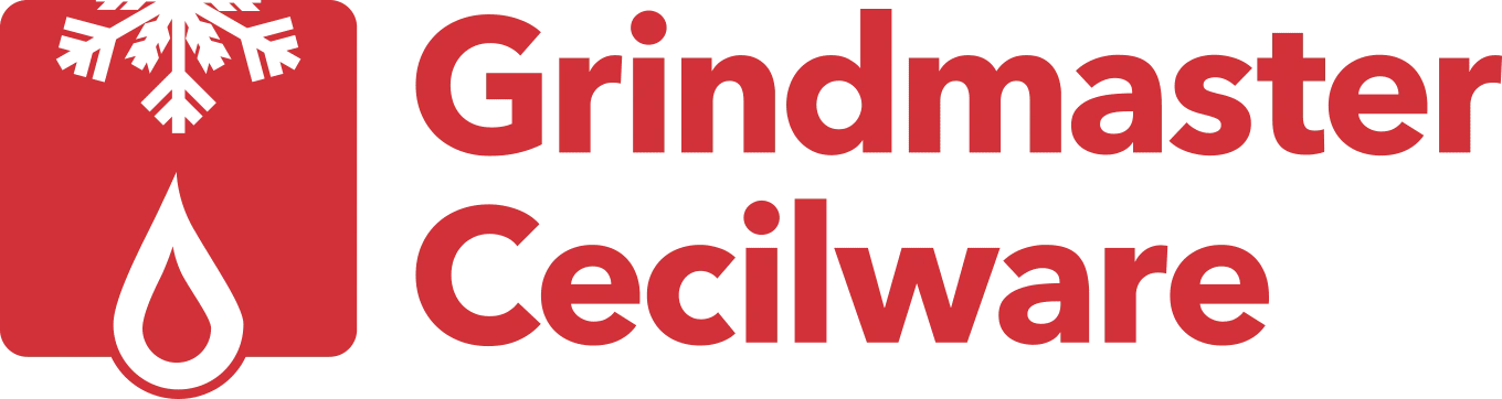 Grindmaster-Cecilware commercial coffee machine logo.
