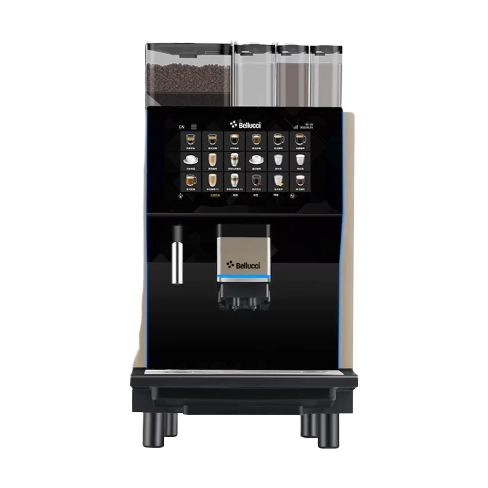Bellucci Caffè Bar commercial super-automatic bean-to-cup machine, serviced and repaired by Grajqevci in Toronto and the GTA.