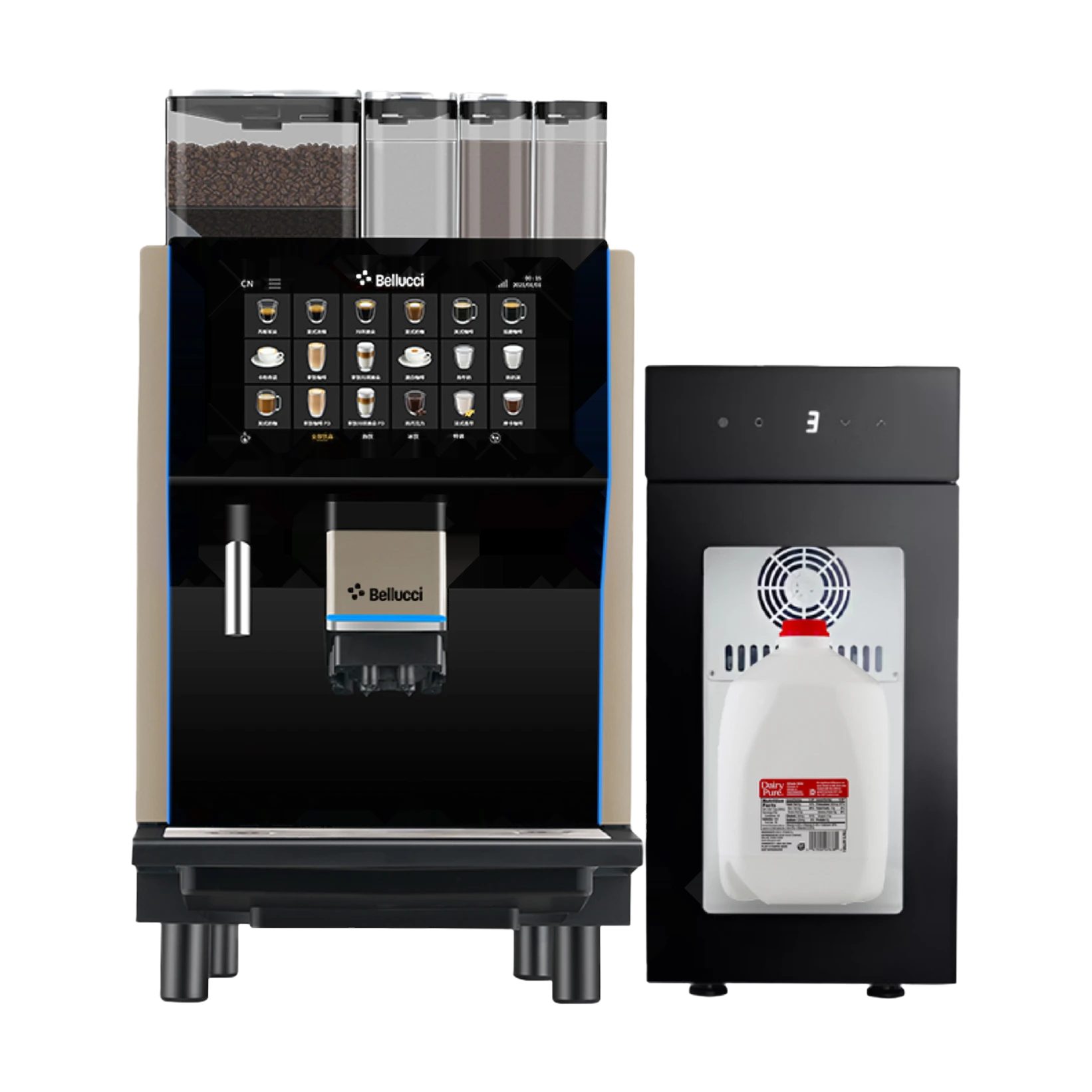 Bellucci Caffè Bar Plus commercial bean-to-cup coffee machine, serviced by Grajqevci in Toronto and the GTA.
