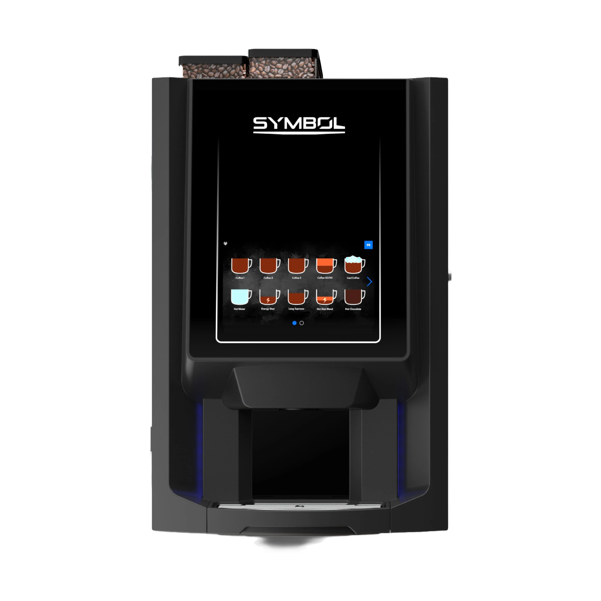 Cafection Symbol commercial modular compact bean-to-cup machine, serviced and repaired by Grajqevci in Toronto and the GTA.