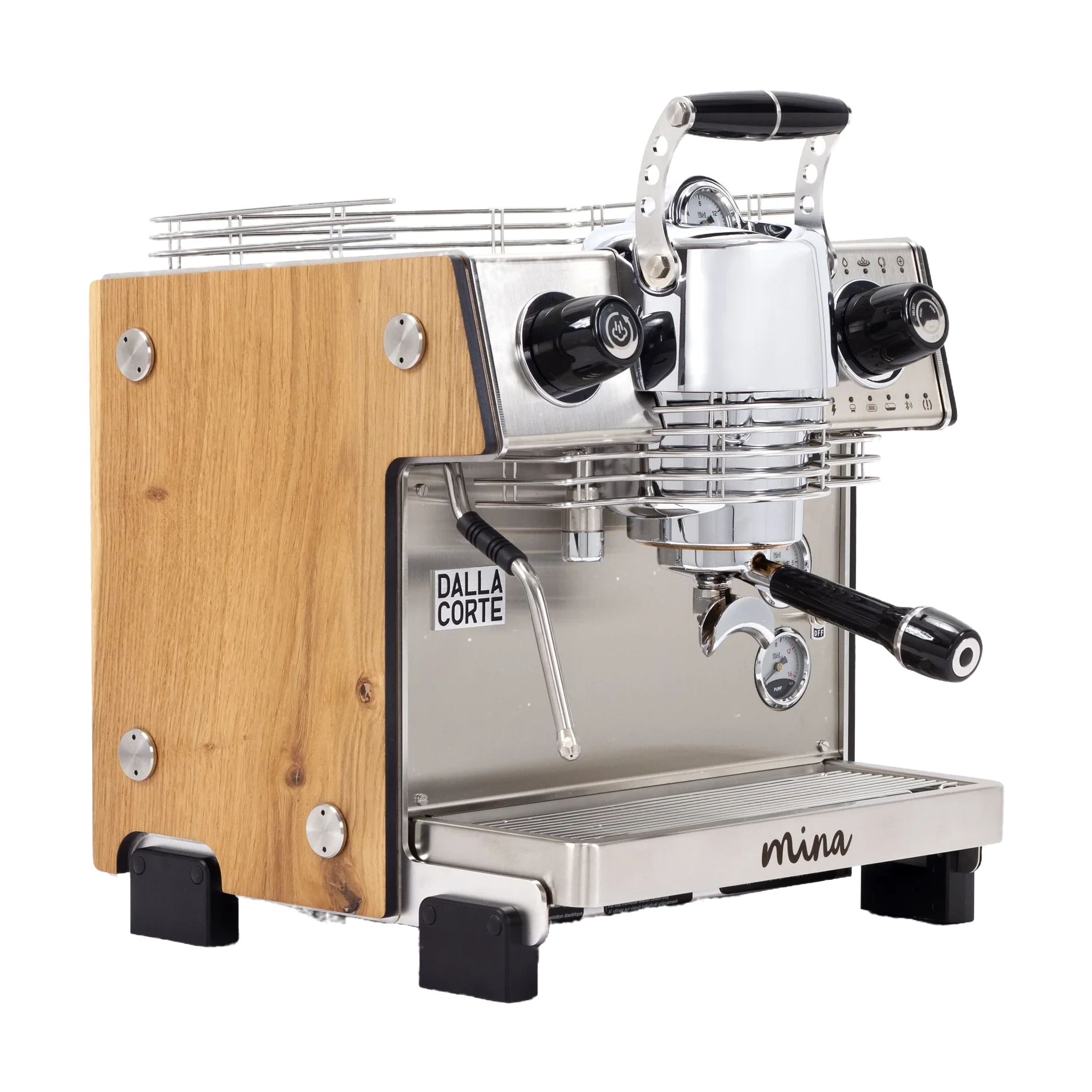 Dalla Corte Mina commercial espresso machine close-up, serviced and repaired by Grajqevci in Toronto and the GTA.