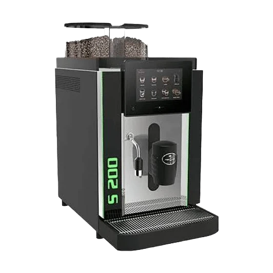 Rex-Royal S200 commercial super-automatic coffee machine close-up, repaired and serviced by Grajqevci in Toronto and the GTA.