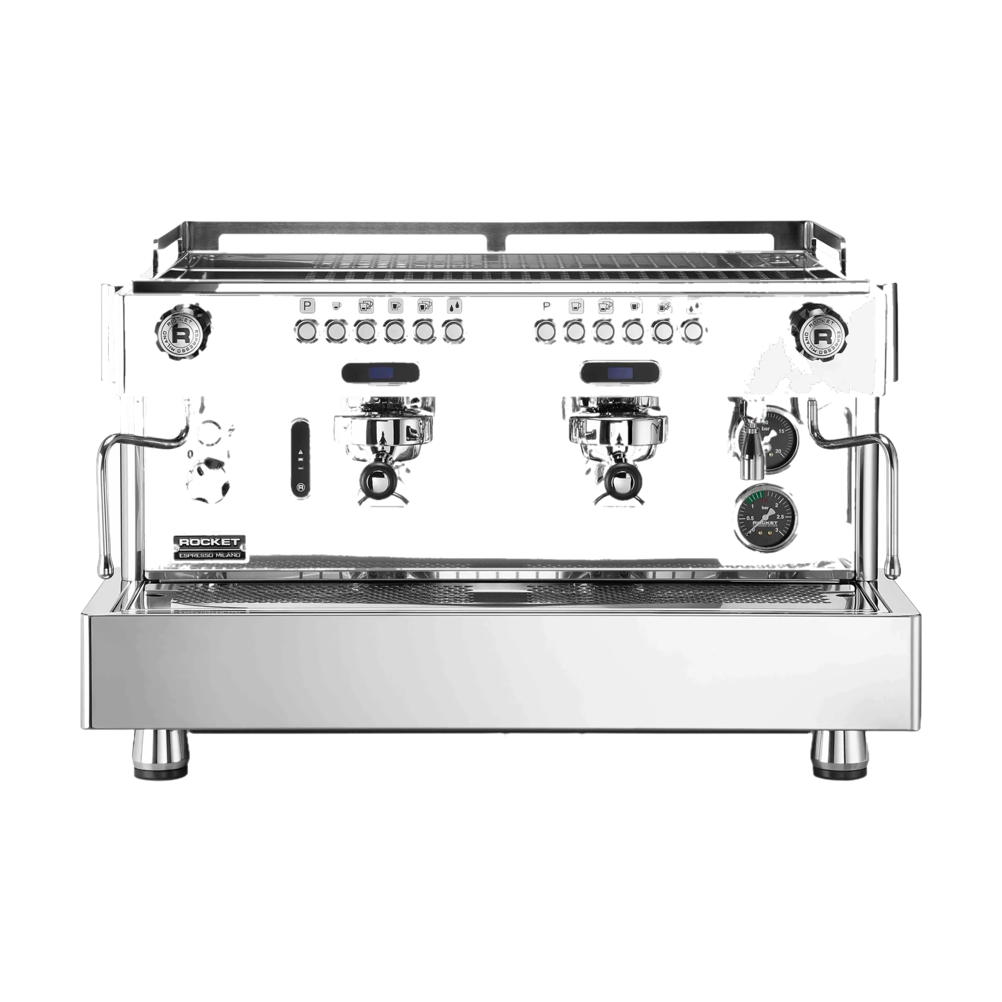 Rocket Espresso RE A Timer commercial coffee machine, serviced and repaired by Grajqevci in Toronto and the GTA.