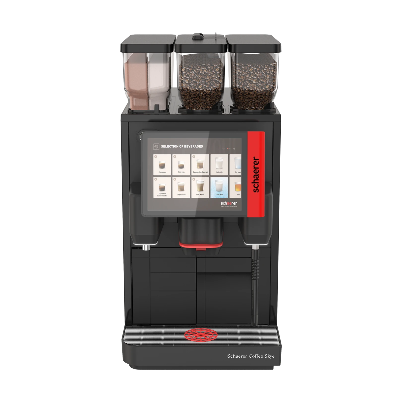 Schaerer Coffee Skye commercial mid-volume super-automatic machine, serviced and repaired by Grajqevci.