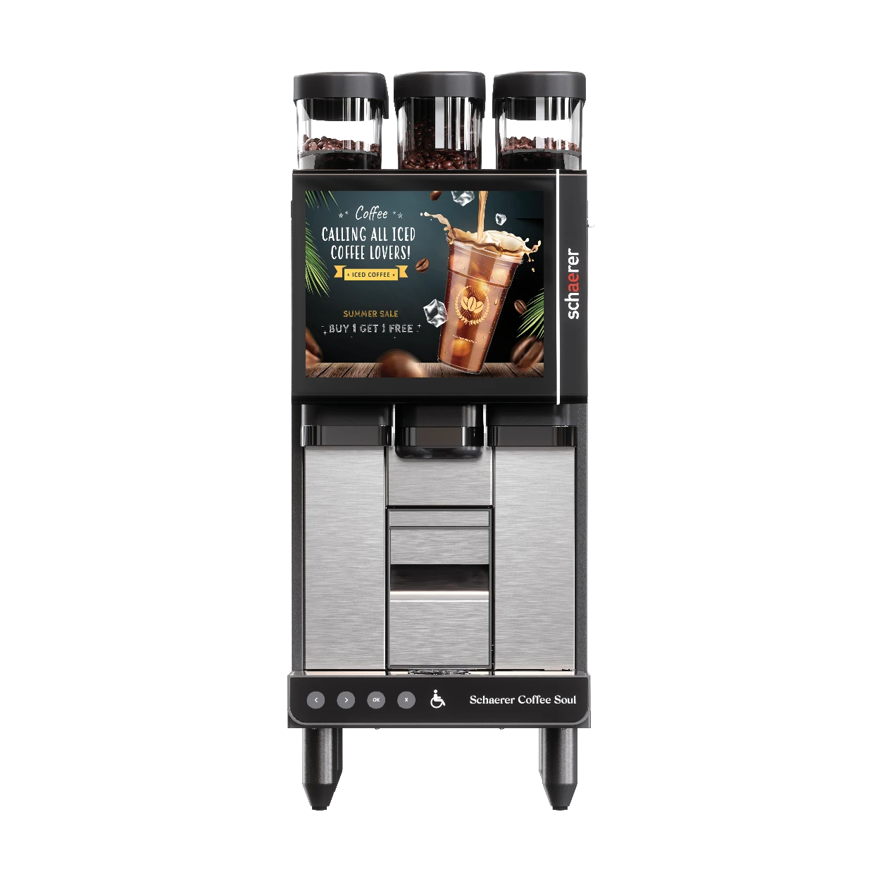 Schaerer Coffee Soul C commercial premium super-automatic machine, repaired and serviced by Grajqevci in Toronto and the GTA.