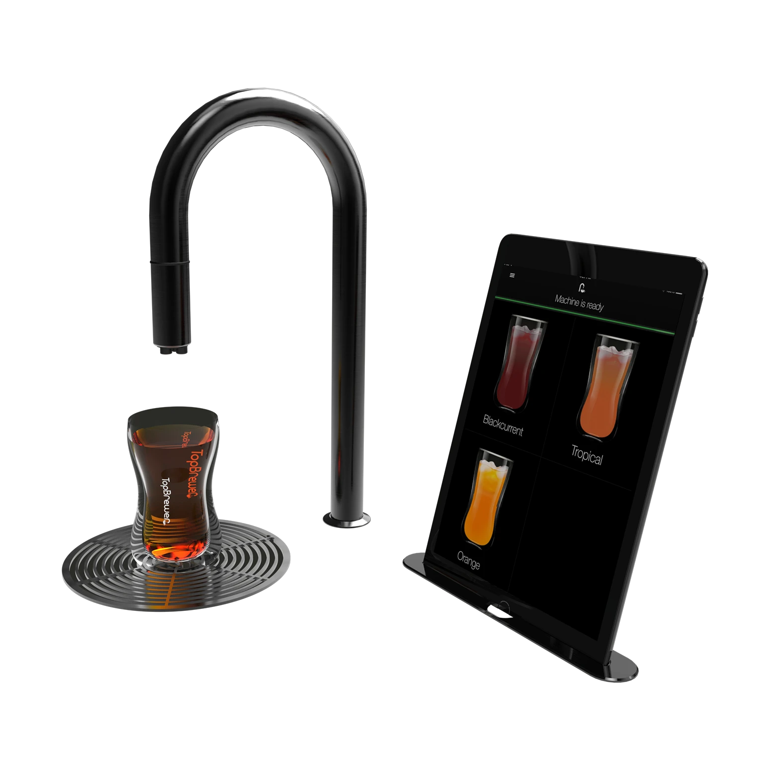 TopBrewer TopJuicer commercial juice and water dispensing system, repaired and serviced by Grajqevci in Toronto and the GTA.